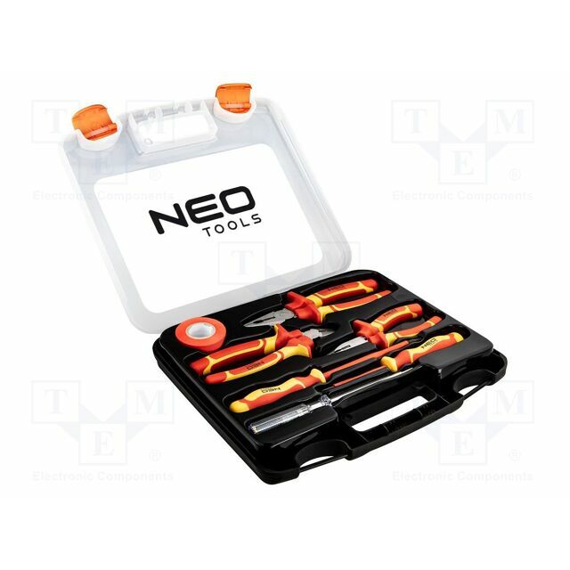 NEO TOOLS Tools set: pliers, insulation