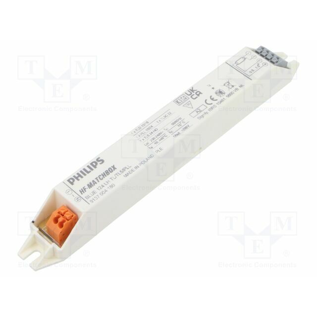 PHILIPS 230÷240VAC; HF; terminal block; 187x22x22mm
