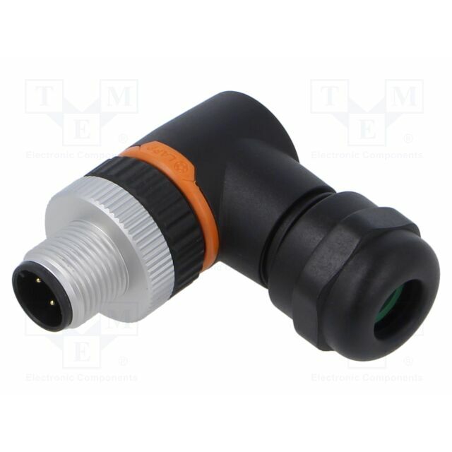 LAPP Connector: M12; plug; PIN: 4