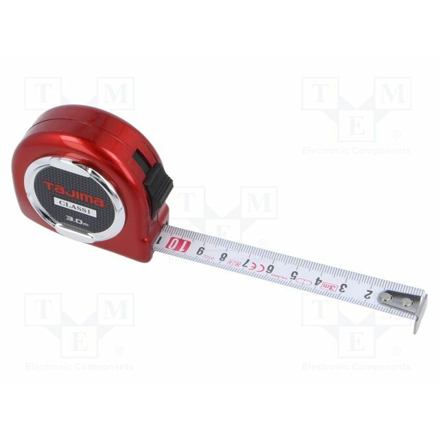 TAJIMA Measuring tape; L: 3m; Width: