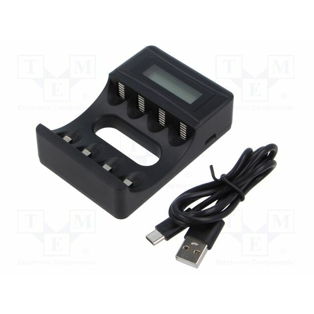 Charger: microprocessor-based; Ni-Cd,Ni-MH; 1800A; 5VDC