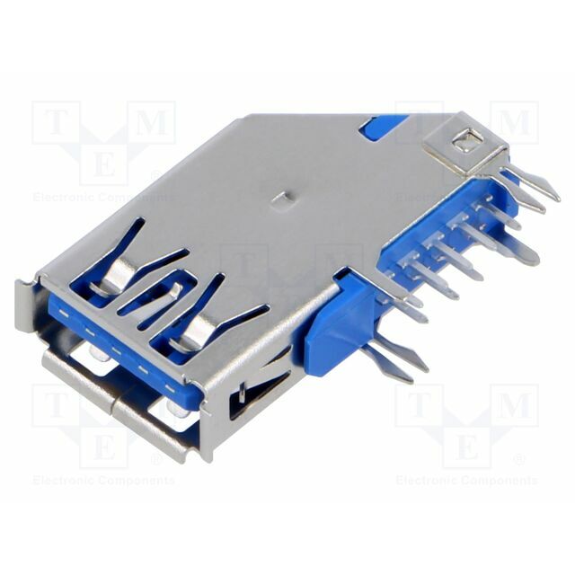 MOLEX Connector: USB A; socket; on