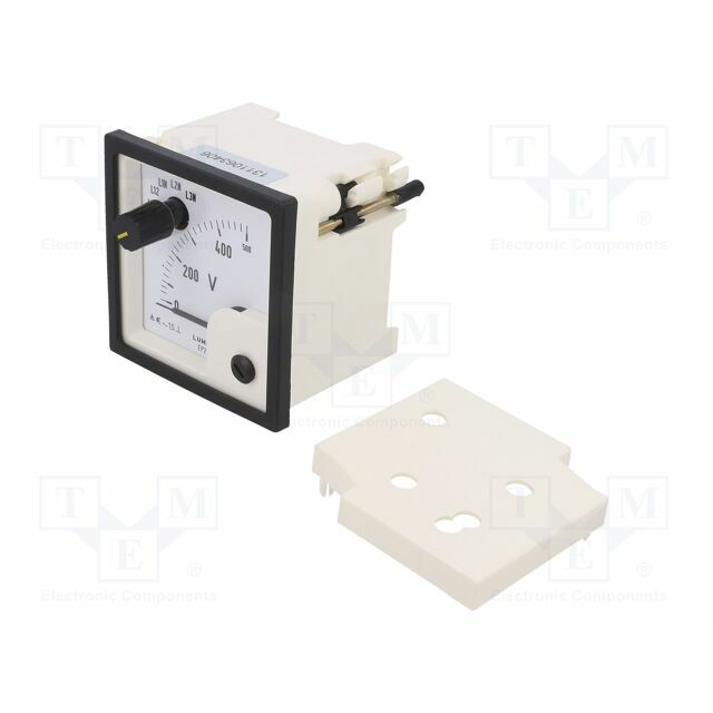 LUMEL Voltmeter; on panel; VAC: 0÷500V