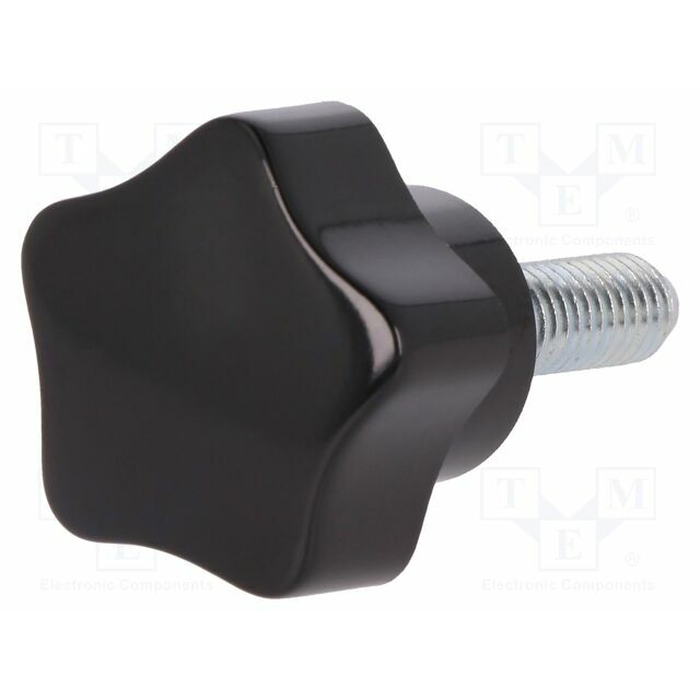 ELESA+GANTER Knob; Ø: 25mm; Ext.thread: