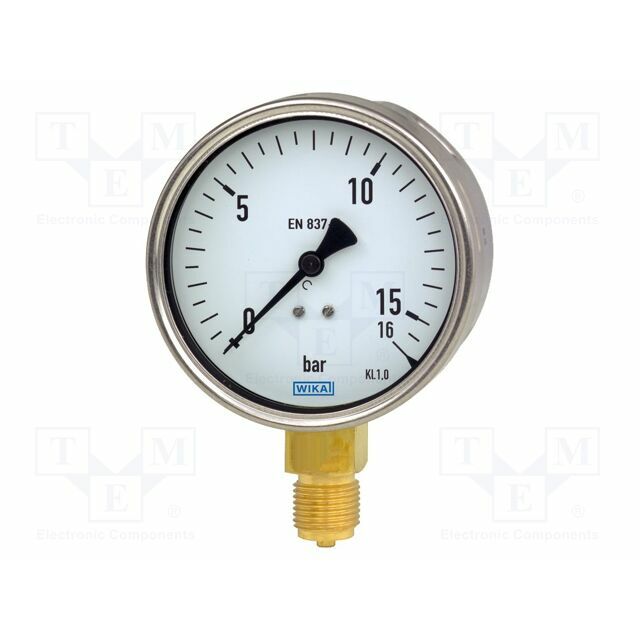 WIKA Manometer; 0÷4bar; Class: 1; 100mm