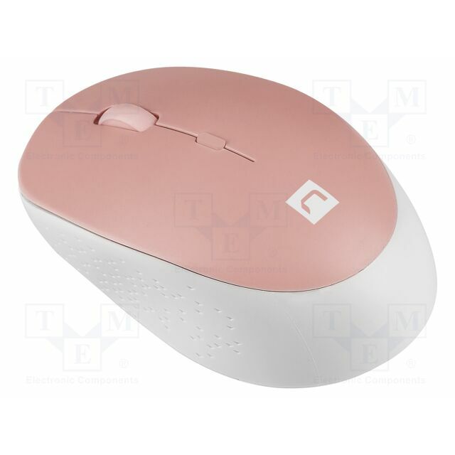 NATEC Mouse; HARRIER 2; white,pink