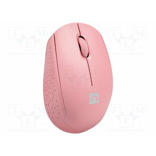NATEC Mouse; STORK; pink; USB A