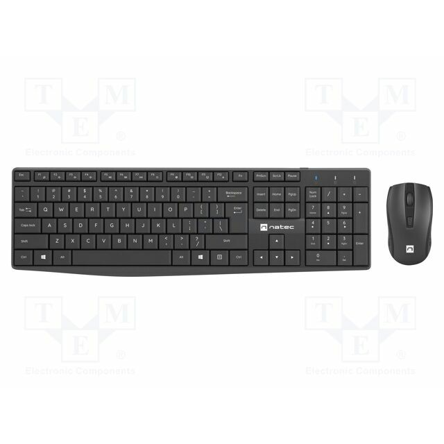 NATEC Keypad: computer-office kit; SQUID; black