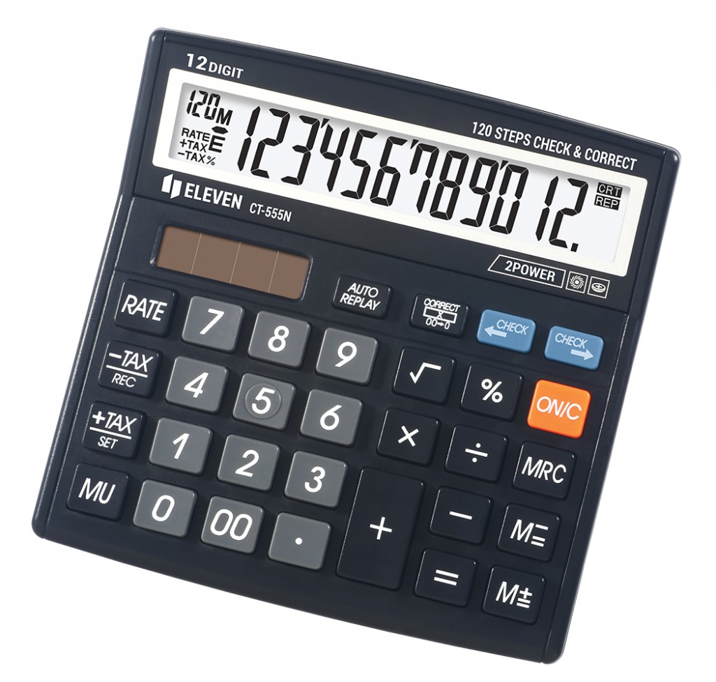 Office calculator CT555N black | KALCT555N