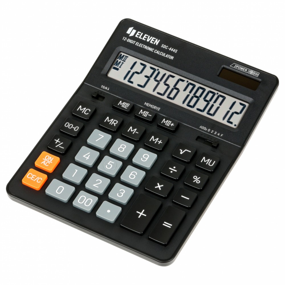 Office calculator SDC444S black | KALSDC444S