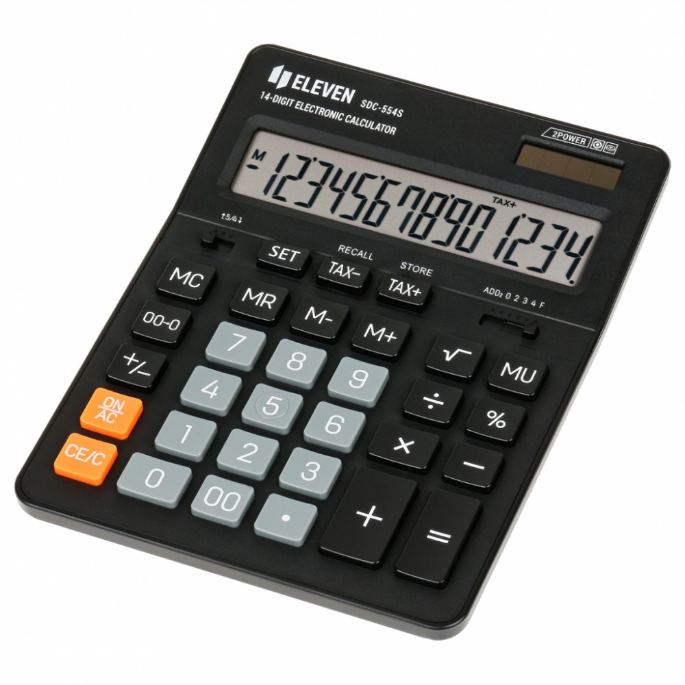 Office calculator SDC554S black | KALSDC554S