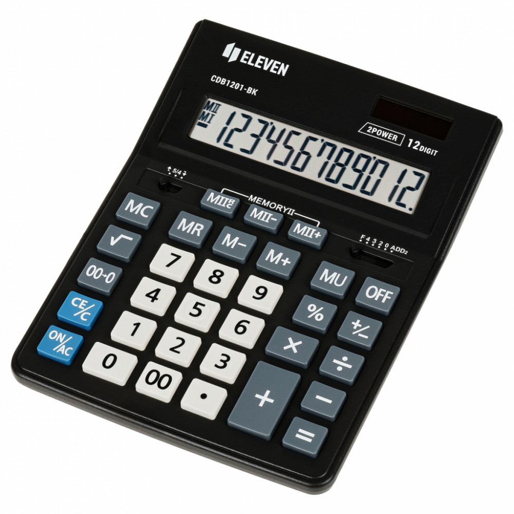 Office calculator CDB 1201BK black |