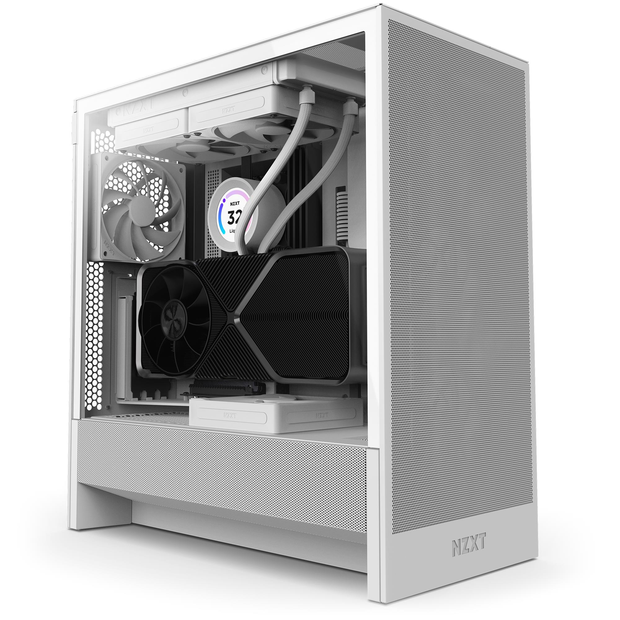 Case|NZXT|H5 Flow|MidiTower|Case product features Transparent panel|Not
