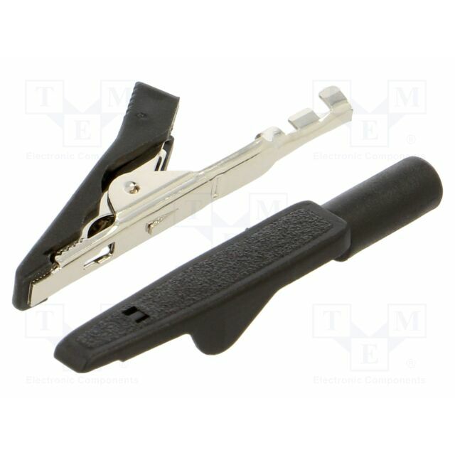 HIRSCHMANN T&M Crocodile clip; 8A; 60VDC