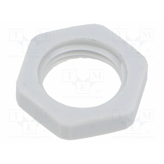 Nut; M16; 22mm; light grey; Thread: