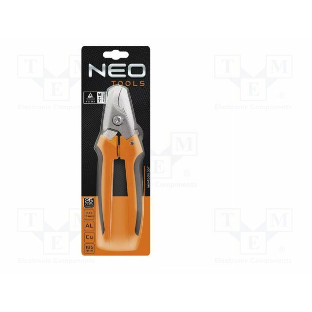 NEO TOOLS Cutters; 185mm; Cutting range: