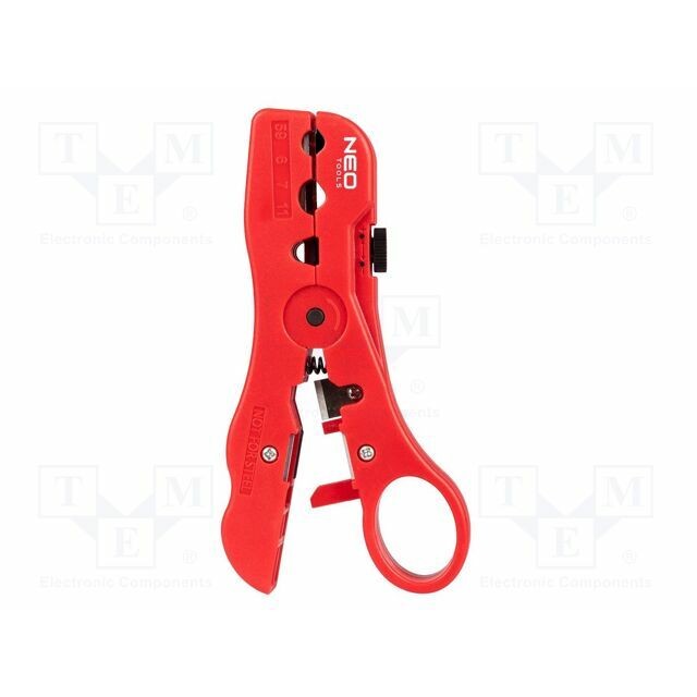 NEO TOOLS Stripping tool; Wire: coaxial