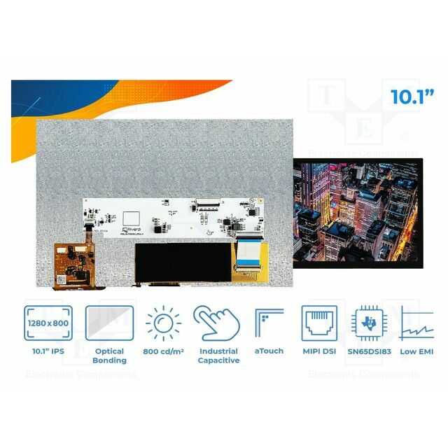 RIVERDI Display: TFT; 10.1"; 1280x800