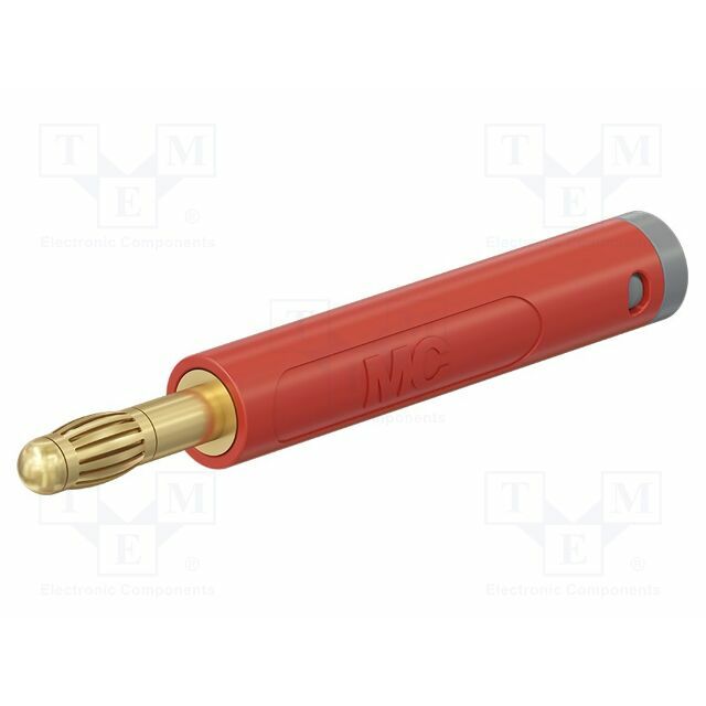 STAUBLI Laboratory connector: 4mm banana; plug
