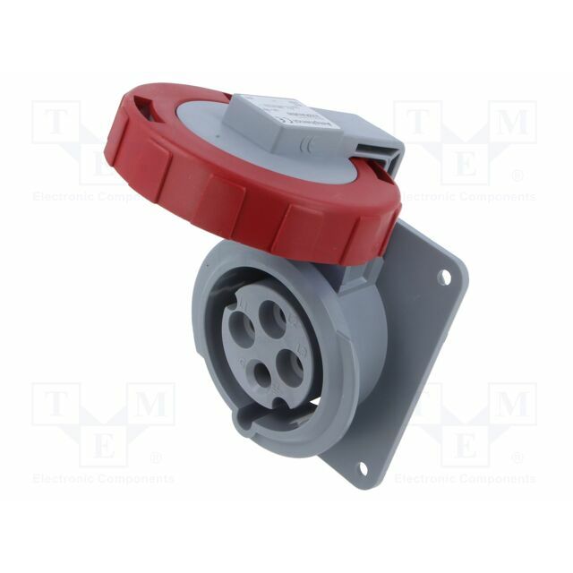 AMPHENOL Connector: AC supply 3-phase; socket