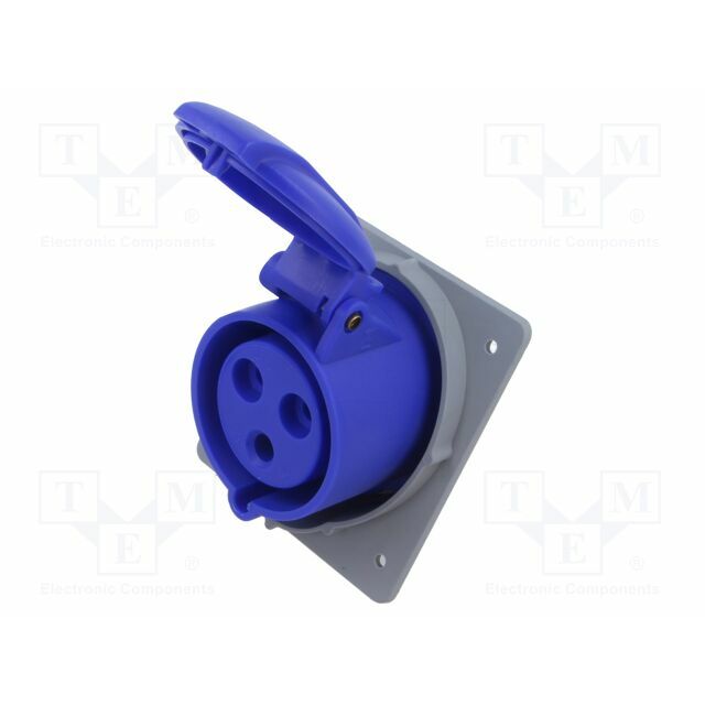 AMPHENOL Connector: AC supply 3-phase; socket