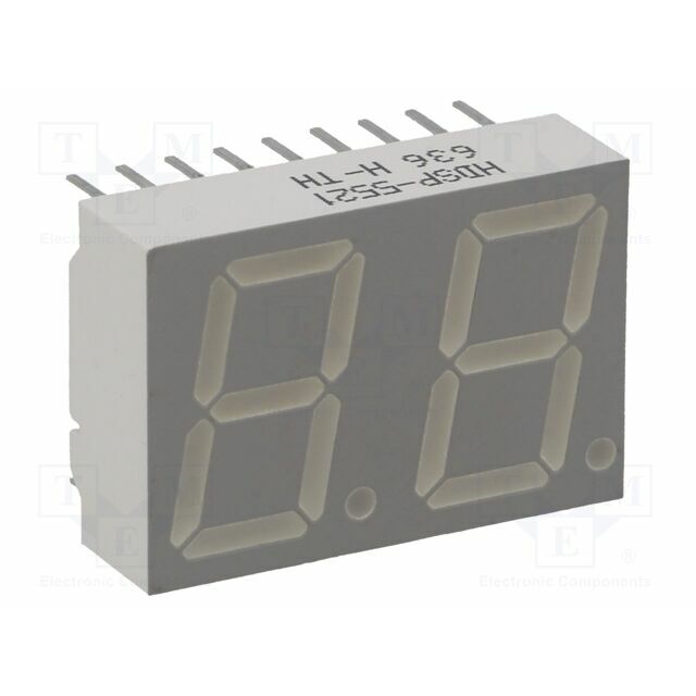BROADCOM (AVAGO) Display: LED; 7-segment; 14