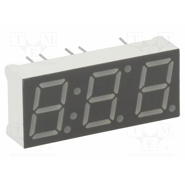 LUCKY LIGHT Display: LED; 7-segment; 10mm