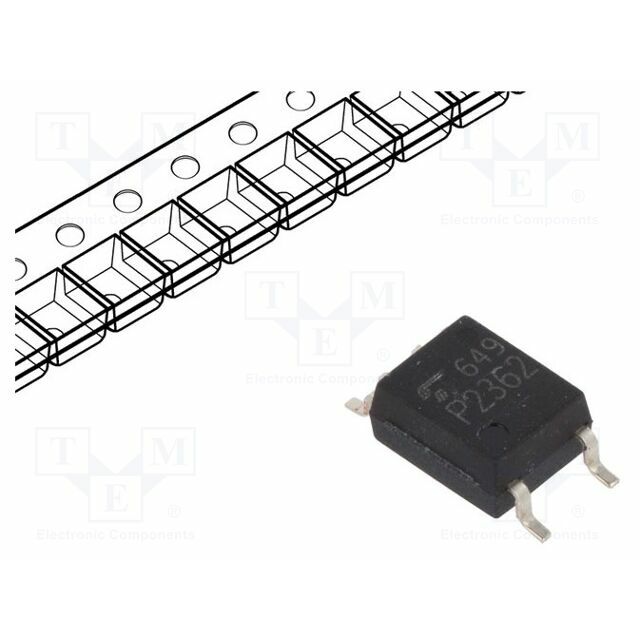TOSHIBA Optocoupler; SMD; Ch: 1; OUT:
