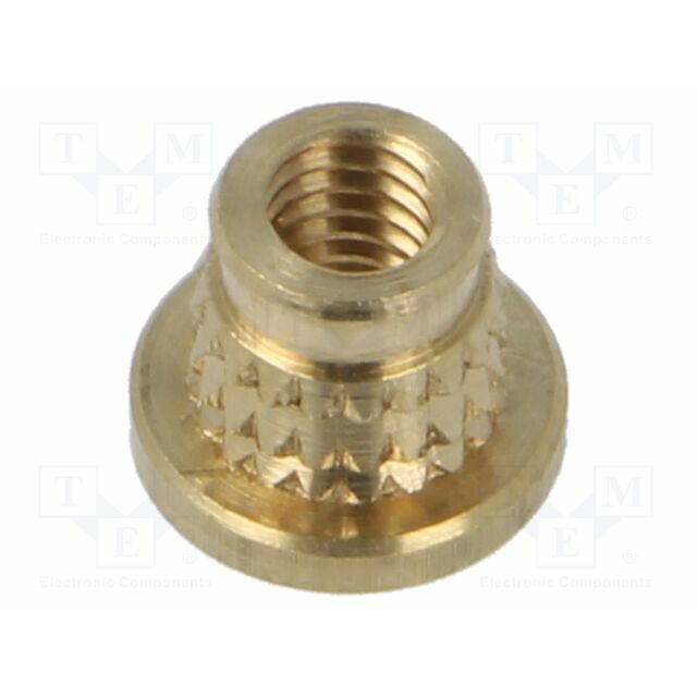 TAPPEX Threaded insert; brass; M4; BN
