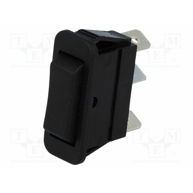 BULGIN ROCKER; SP3T; Pos: 3; (ON)-OFF-(ON)
