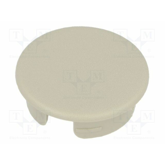 OKW Cap; ABS; beige; push-in; round