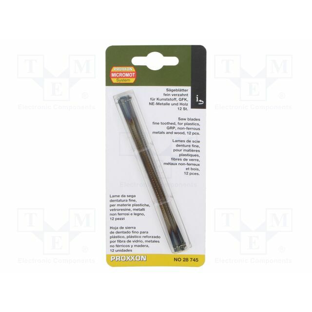 PROXXON Hacksaw blade-set; metal,jigsaw; 127mm