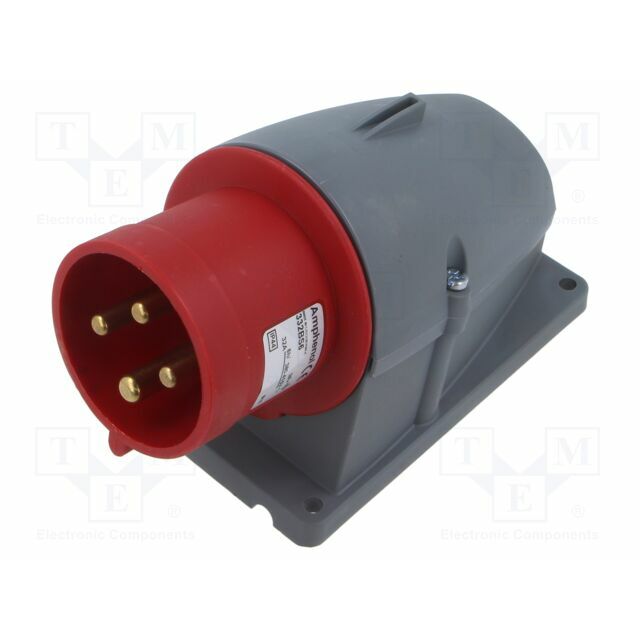 AMPHENOL Connector: AC supply 3-phase; socket