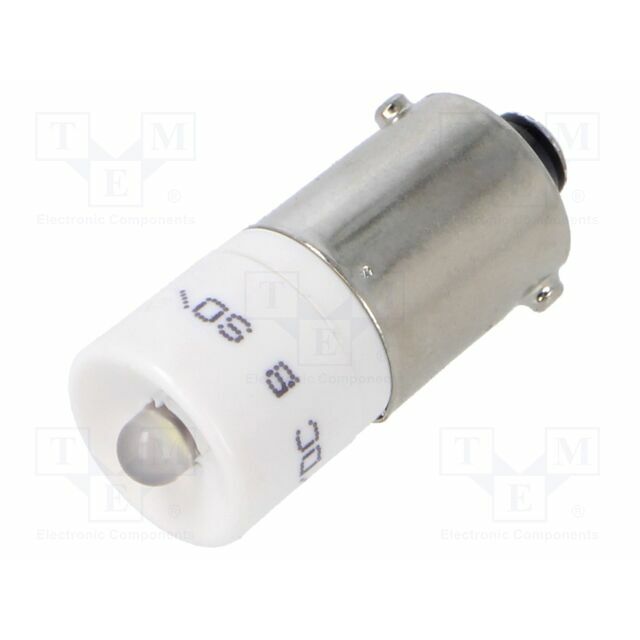 EAO LED lamp; BA9S; white; 24VDC