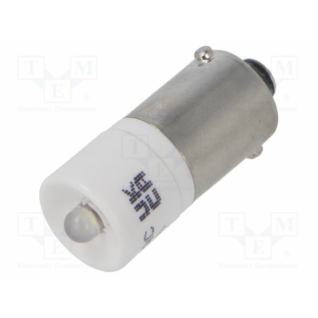 EAO LED lamp; BA9S; white; 130VAC