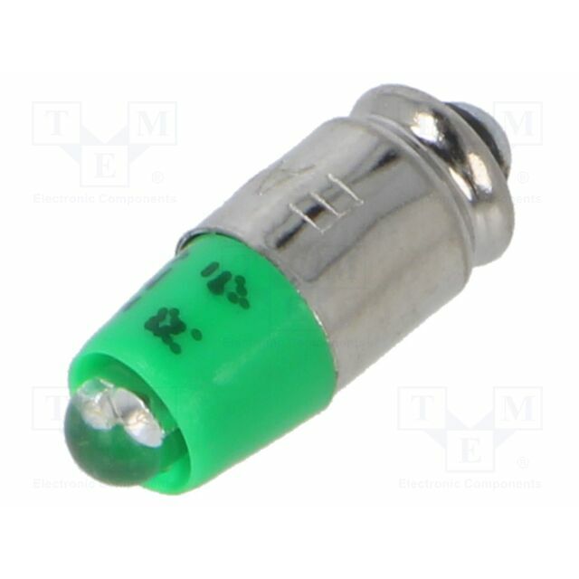 EAO LED lamp; green; 12VDC; 12VAC