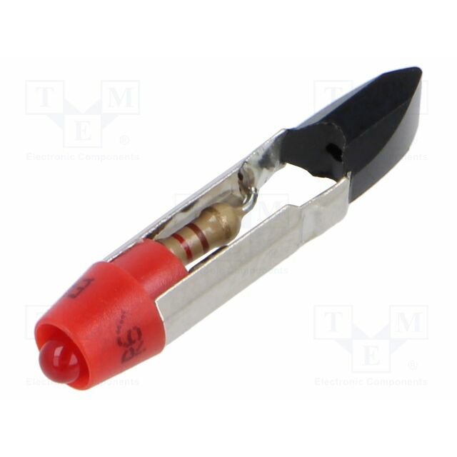 EAO LED lamp; T5,5; red