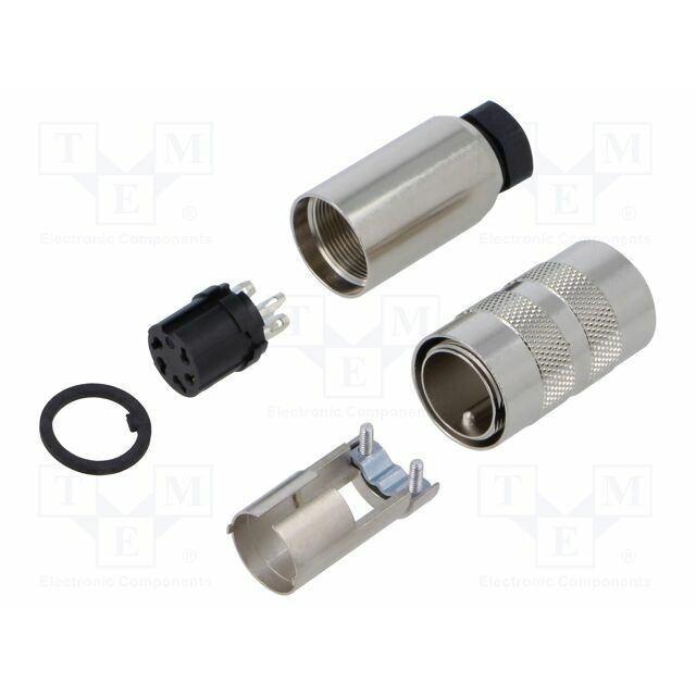 BINDER Connector: M16; plug; female; PIN: