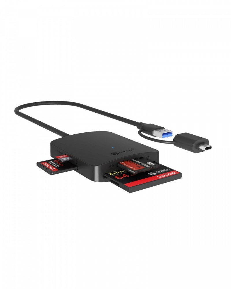 ICY BOX IB-CR302-CU3 Cards CF,TF