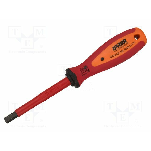 Screwdriver: insulated; hex key; HEX 8mm