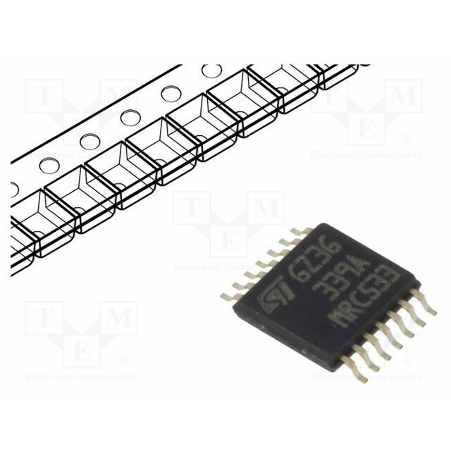 STMICROELECTRONICS IC: comparator; low-power; Cmp: 4