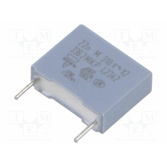 VISHAY Capacitor: polypropylene; X2; 22nF; 630VDC