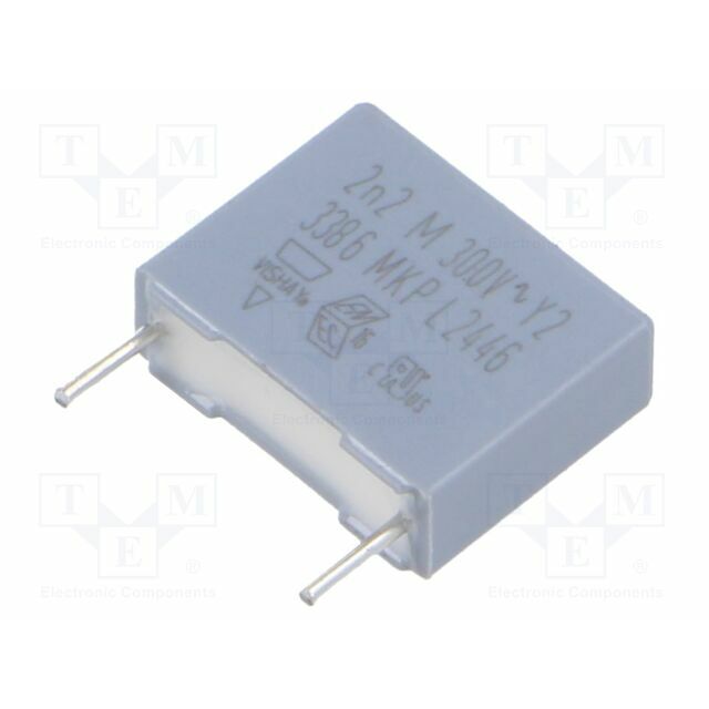 VISHAY Capacitor: polypropylene; Y2; 2.2nF