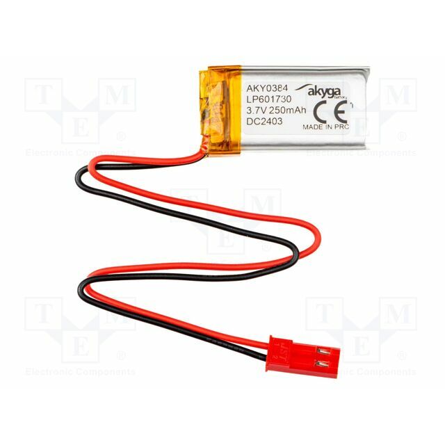 AKYGA BATTERY Re-battery: Li-Po; 250mAh; 3