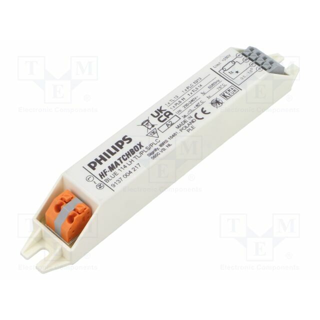 PHILIPS 230÷240VAC; HF; terminal block; 144x22x22mm