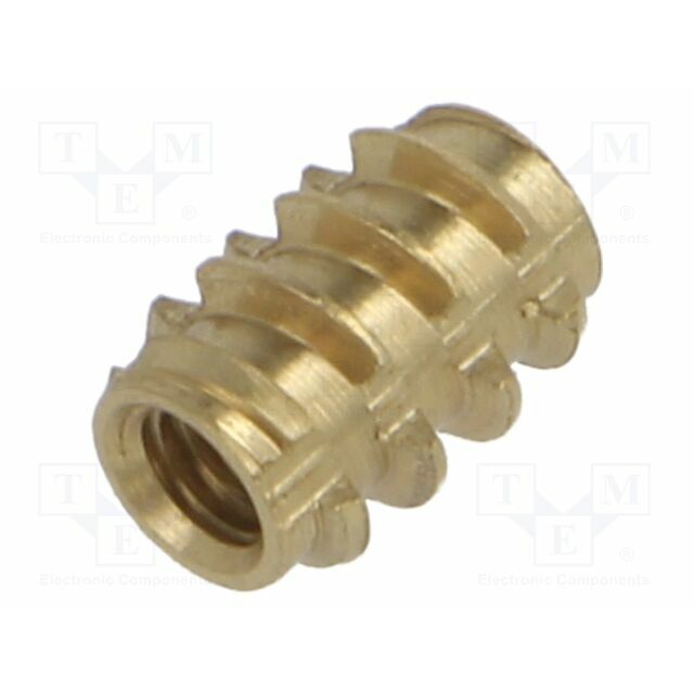 TAPPEX Threaded insert; brass; M3; BN