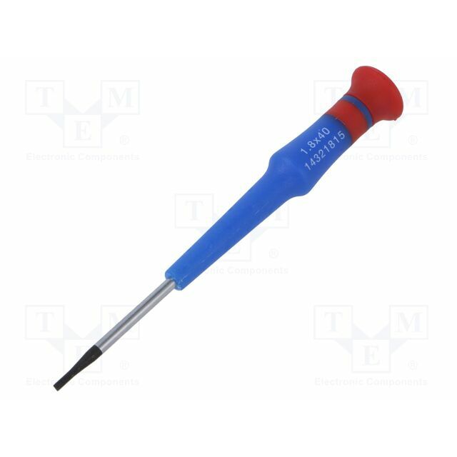 KING TONY Screwdriver: precision; slot; 1