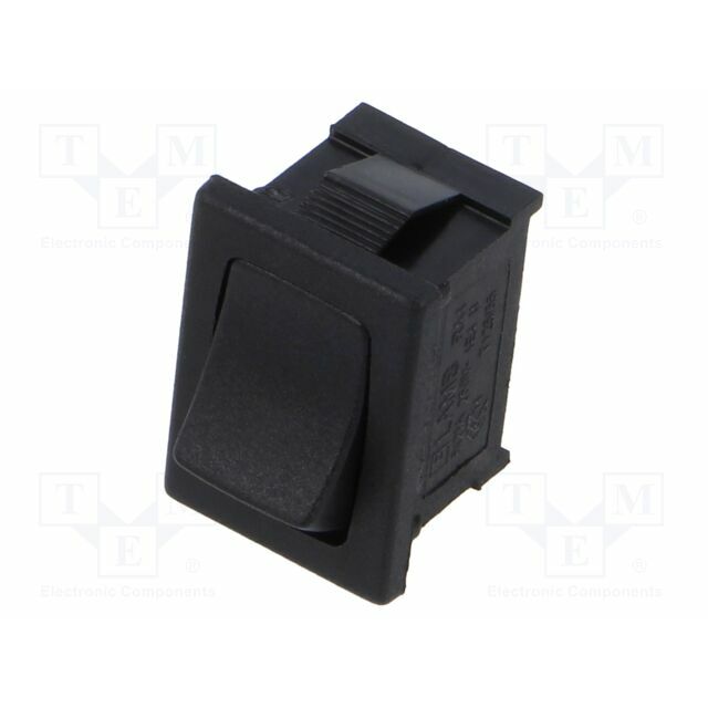 E-SWITCH ROCKER; SPST; Pos: 2; OFF-ON