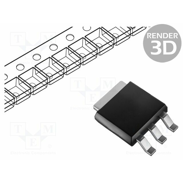 TEXAS INSTRUMENTS IC: voltage regulator; linear
