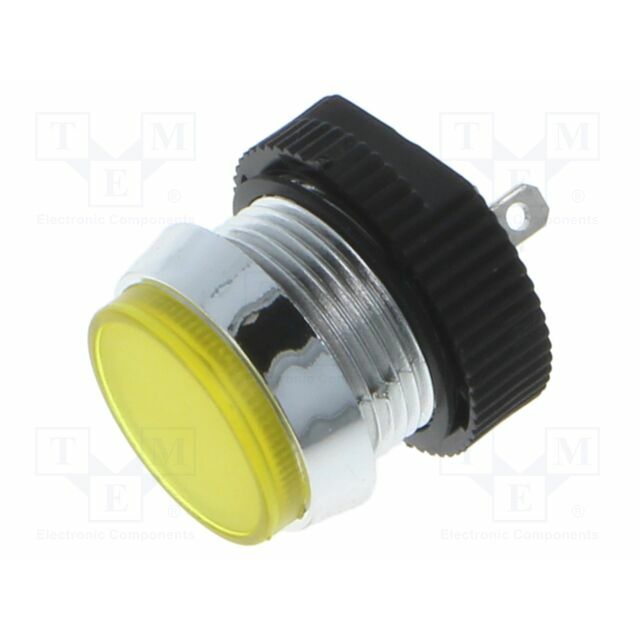 SIGNAL-CONSTRUCT Indicator: LED; flat; yellow; 24÷28VDC